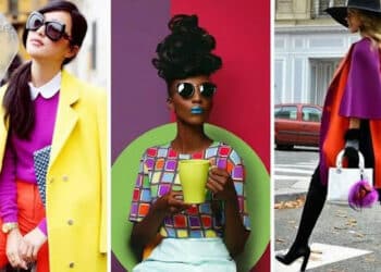 Color blocking, tendência e ousadia.