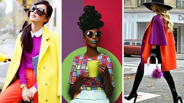 Color blocking, tendência e ousadia. 45 Color blocking, tendência e ousadia.