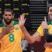 Em jogo complicado, Brasil vira contra Argentina no vôlei masculino. 50 Em jogo complicado, Brasil vira contra Argentina no vôlei masculino.