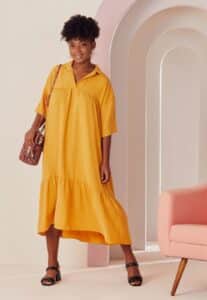 AMARO Vestido AMARO Midi Oversized Camel 6744 3098666 1 zoom