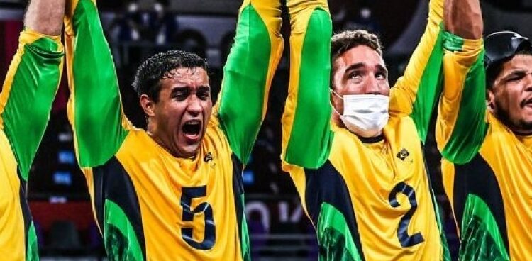 Brasil conquista medalha de ouro inédita no goalball nas Paralimpíadas