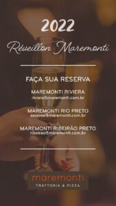 Já pensou na Ceia do Réveillon para 2022? O MAREMONTI TRATORIA & PIZZA está cheinho de novidades! 47 nm 1