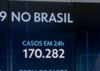 Brasil registra 1.174 mortes por Covid, maior valor desde 10 de agosto de 2021