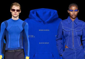Seu look com azul cobalto!
