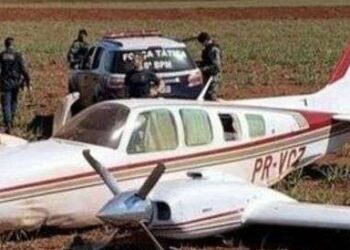 FAB intercepta aeronave com 500 kg de cocaína em Mato Grosso do Sul