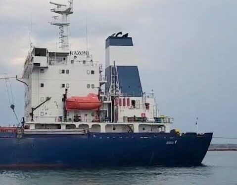 Navio com grãos deixa porto na Ucrânia pela 1ª vez desde o início da guerra