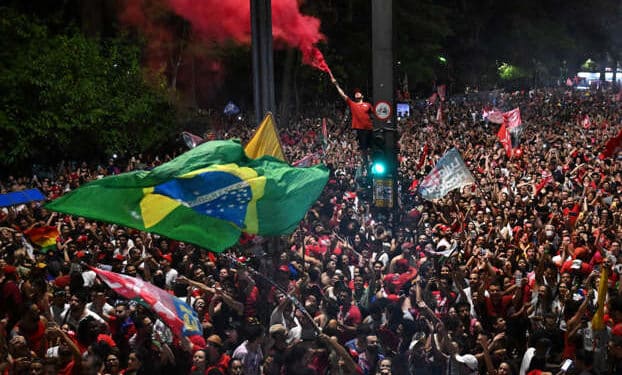 Assim comemorou-se a vitória de Lula no Brasil