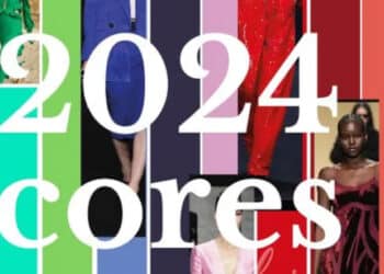 Cores tendência de moda 2024