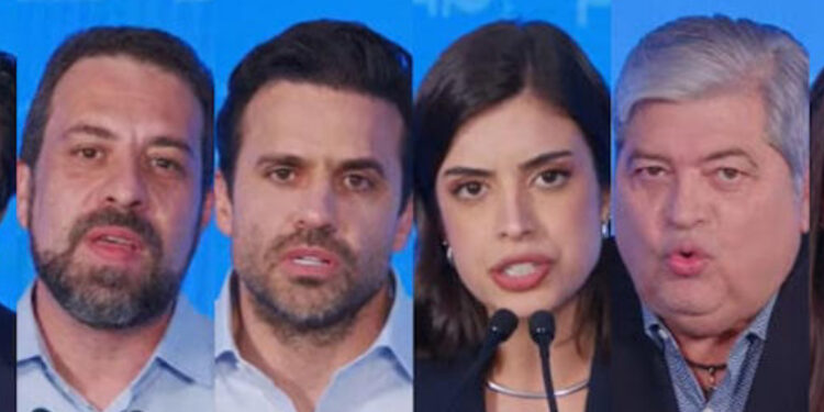 Pesquisa Quaest: Nunes tem 24%, Boulos, 23%, e Marçal 21% na corrida para prefeito de SP 45 Pesquisa Quaest: Nunes tem 24%, Boulos, 23%, e Marçal 21% na corrida para prefeito de SP
