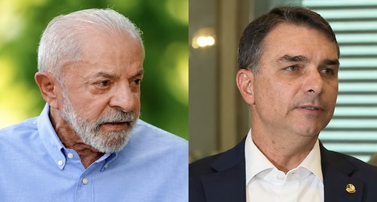 Lula e Flávio Bolsonaro se enfrentam em debate presidencial após manifestações pelo Brasil